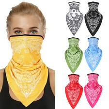 UV Protection Cooling Neck Gaiter Face Mask Cover Scarf for Men Women Bandana