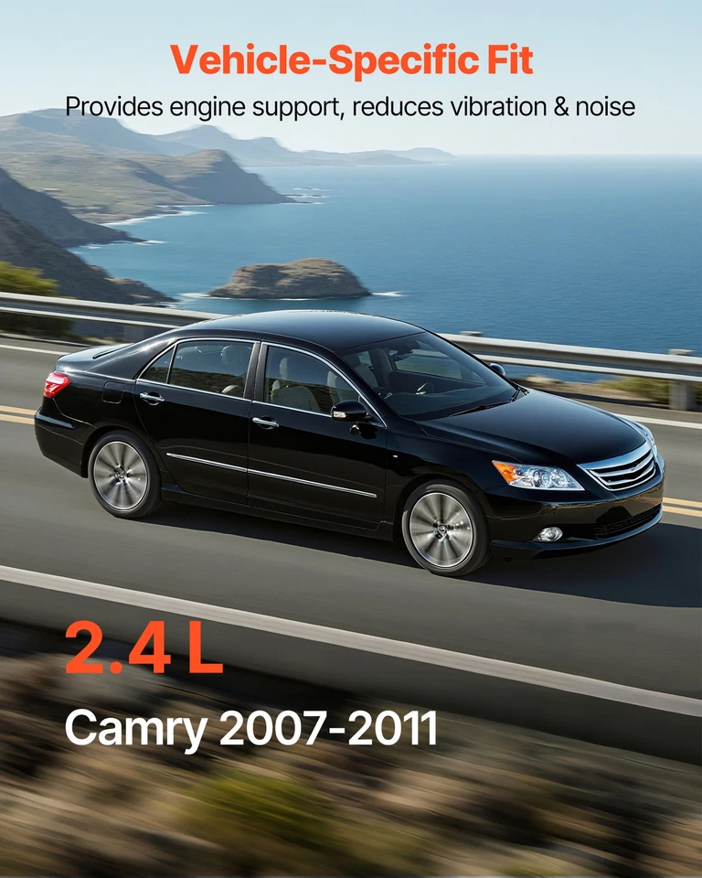 VEVOR Engine Motor Transmission Mount Set 4 for 2007 2011 Toyota Camry 2.4L L4 Foto 4 de 4