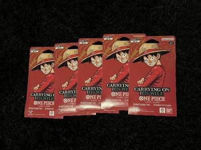 One Piece Booster Pack: Carrying On His Will OP-13 x5 Sealed 