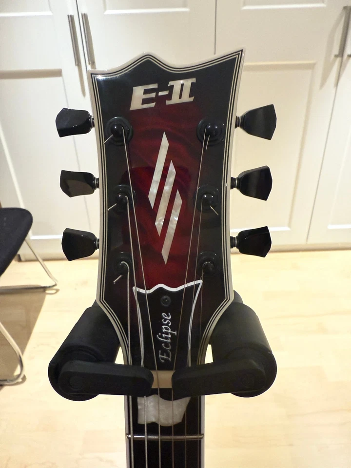 ESP E-II Eclipse Gitarre - QM/FL/STBCSB - black cherry sunburst - mit Koffer - Bild 3 von 4