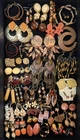 Vintage to Modern 45 Bold Brown Boho Matching Earrings Costume Jewelry Lot #8