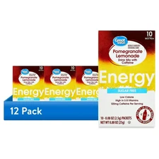 (12 pack) Great Value Energy Pomegranate Lemonade Drink Mix (120 Servings)