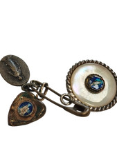 Lot 3 médailles anciennes religieuses catholiques vintage collection rétro Franc