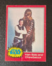 1977 Vintage Star Wars red trading card #121 Chewie and Han