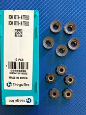 Taegu Tec Carbide Inserts - RCXX 43 TN-MTT9030 - Qty. 10 - NEW