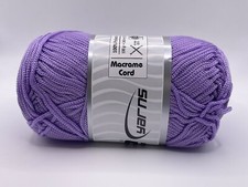 Lilac Macrame Cord 21644 Ice Yarns Polyester 100gr 174yds Plain Solid Color