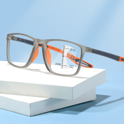 TR90 Sports Progressive Multifocal Anti Blue Ray Reading glasses +1.0 to +4.0
