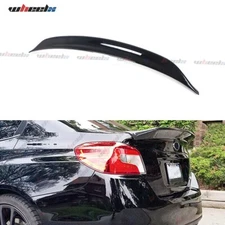 FOR 2015-2021 SUBARU WRX STI V3 GLOSS BLACK DUCKBILL HIGHKICK REAR TRUNK SPOILER