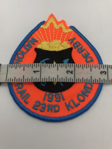 Patch Vintage 1991 Boy Scouts National Trail 23° Klondike Derby BSA - Foto 3 di 4