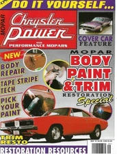 CHRYSLER POWER 1997 SEPT - TRIM RESTO, BODY PAINT & TRIM, BODY REPAIR