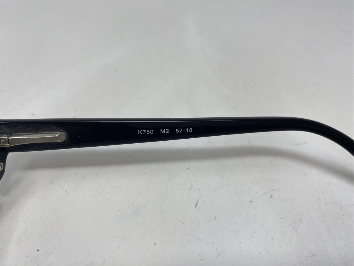 Kitami Eyeglasses Eye Glasses Frames K365 P020 53-18-135 Japan KITAMI Japan K750 M2 52-18-140 Black Plastic Full Rim  main image 2