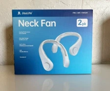 Jisulife Portable Rechargeable Neck Fan 16 Hour Battery, Hands Free