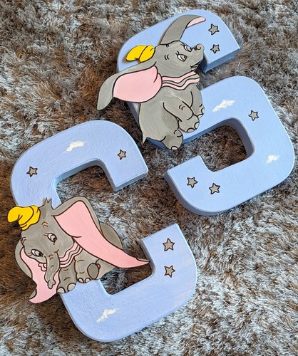 Dumbo Simba Letters Baby Nursery Wall Art Decor Children’s Gift boy ...
