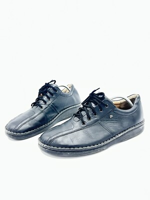 Finn Comfort Zapatos Negros De Vestir Para Hombres T.47 UK.12