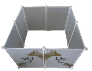 Adjustable Dog Playpen Puppy Cage Cat Yard Fence Small Animals