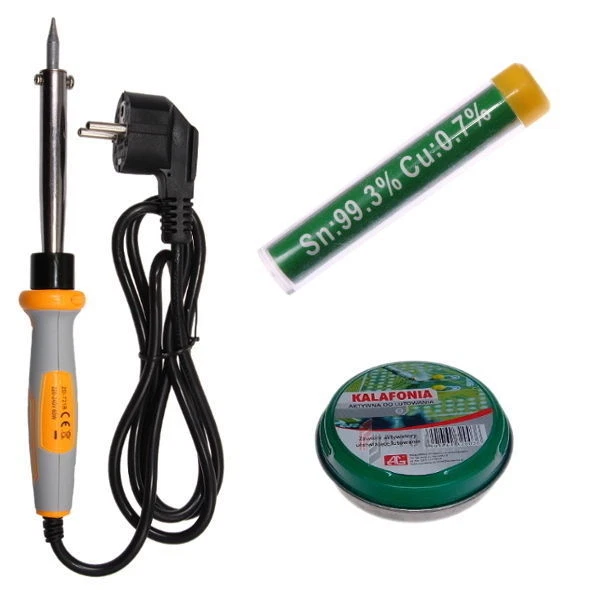 -&NBSP;- FAIT MAIN - - Fer á Souder 60W + Etain + Colophane - Soldering Iron 60 Watt