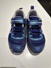 Under armour shoes Sneakers Unisex Girls And Boys Size 1 Y Electric Blue