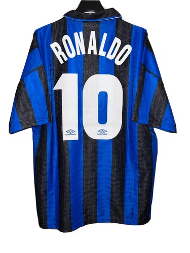 Maglia Calcio Inter Home Umbro Pre Season 10 Ronaldo Pirelli Serie A