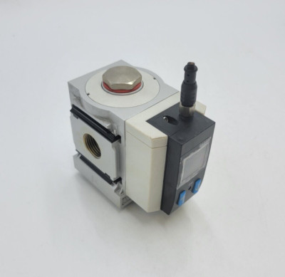 Festo MS6-FRM-1/2-AD1 Digital Air Block 3-PIN M8 Plug 15-30VDC 10 Bar/145 PSI