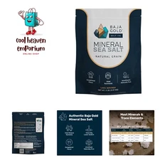 Mineral Sea Salt, Natural Grain Crystals, 5 Lb. Bag