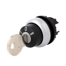 1PCS EATON M22-WS3 Key Lock Selector Switch 3 Positions Keylock ✦KD