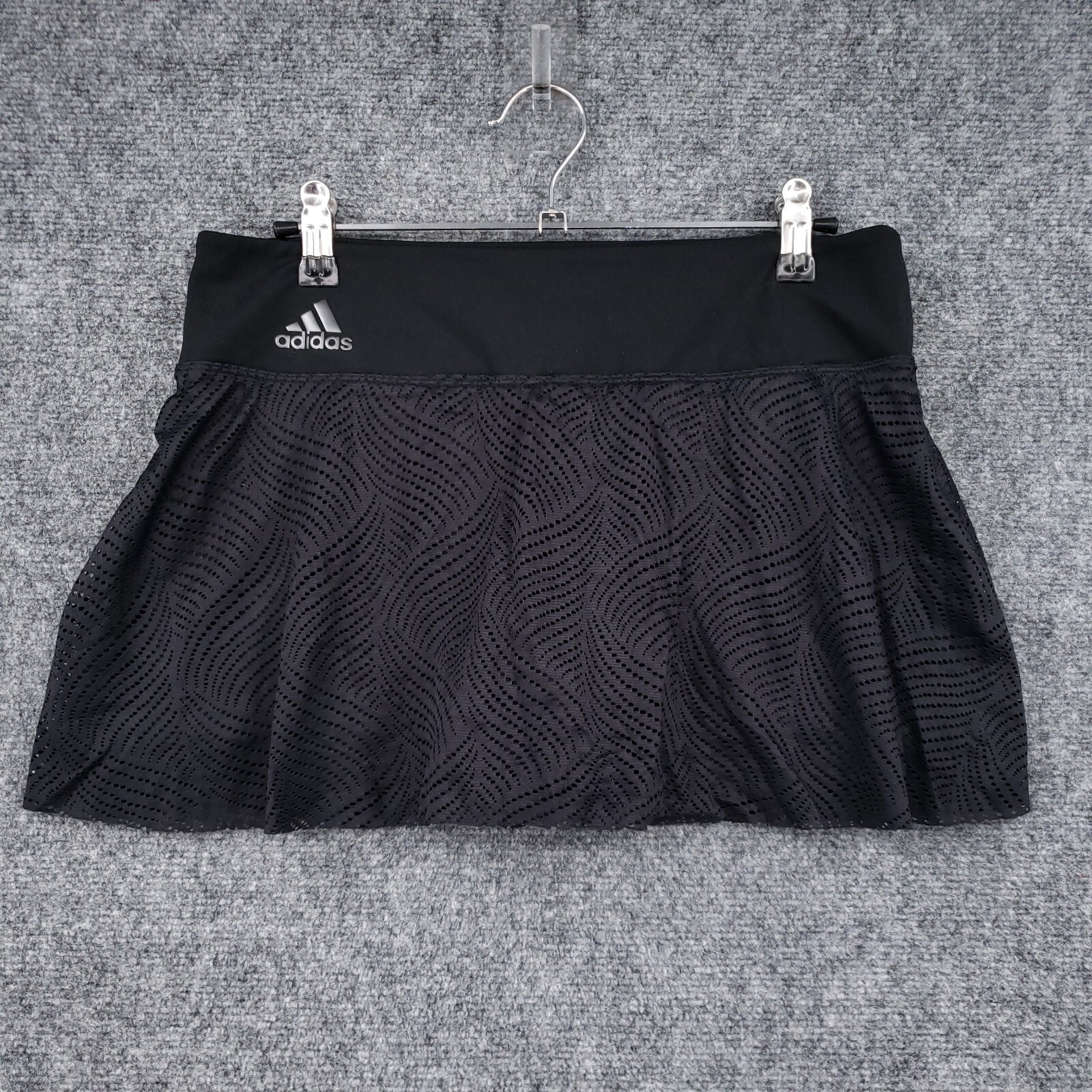 Adidas Falda Mujer Mediana Negra Línea Londres Pull On Mini Golf Tenis Climacool