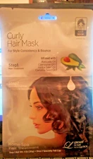 Lindsay Home Aesthetics Curly Hair Mask Infused/ Avocado Oil 2 step