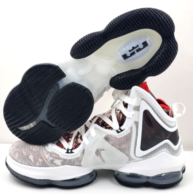 Nike LeBron XIX 19 Sketch White UNIVERSITY Red Mens Size 10  display picture 1