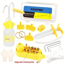 TOOPRE Bike Hydraulic Disc Brake Oil Bleed Kit Tool MTB Road Brake Bleed Kit Rep