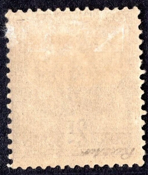 TÚNEZ 1902 DOS FRANCOS SCOTT #25 COMO NUEVO BISAGRAS Foto 2 de 2