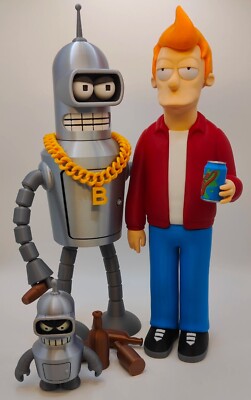 Futurama Fry Bender 3D Druck Actionfigur Modell Spielzeug Anime Figur