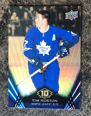2024-25 UD Tim Horton 10th Edition - Base Set (YOU PICK)