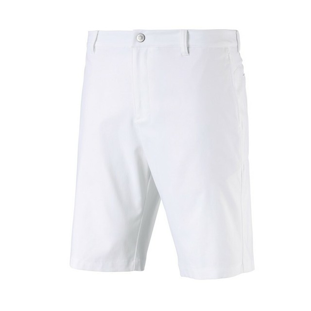 puma white golf shorts