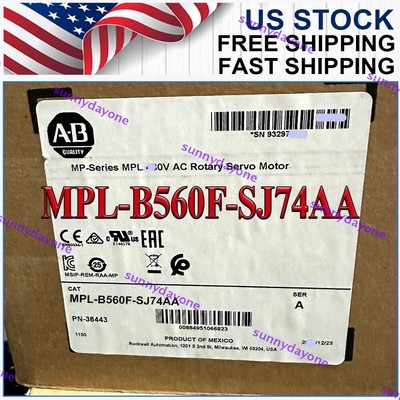 Allen Bradley MPL-B560F-SJ74AA AB MP-series MPL AC Rotory Servo Motor New US