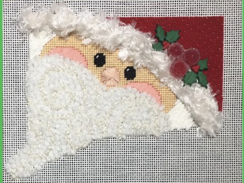 MEREDITH COLLECTION STATE SANTA North Carolina 18Ct Mesh Needlepoint Canvas - 第 6/7 張圖片