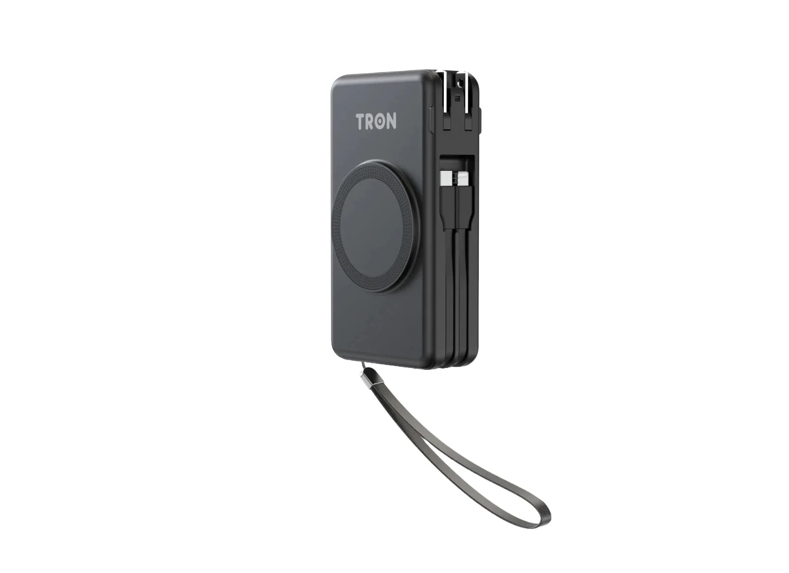 TRON  Travel power bank 20000mAh   Magnetic Wireless Charging Black TSA-approved image 2