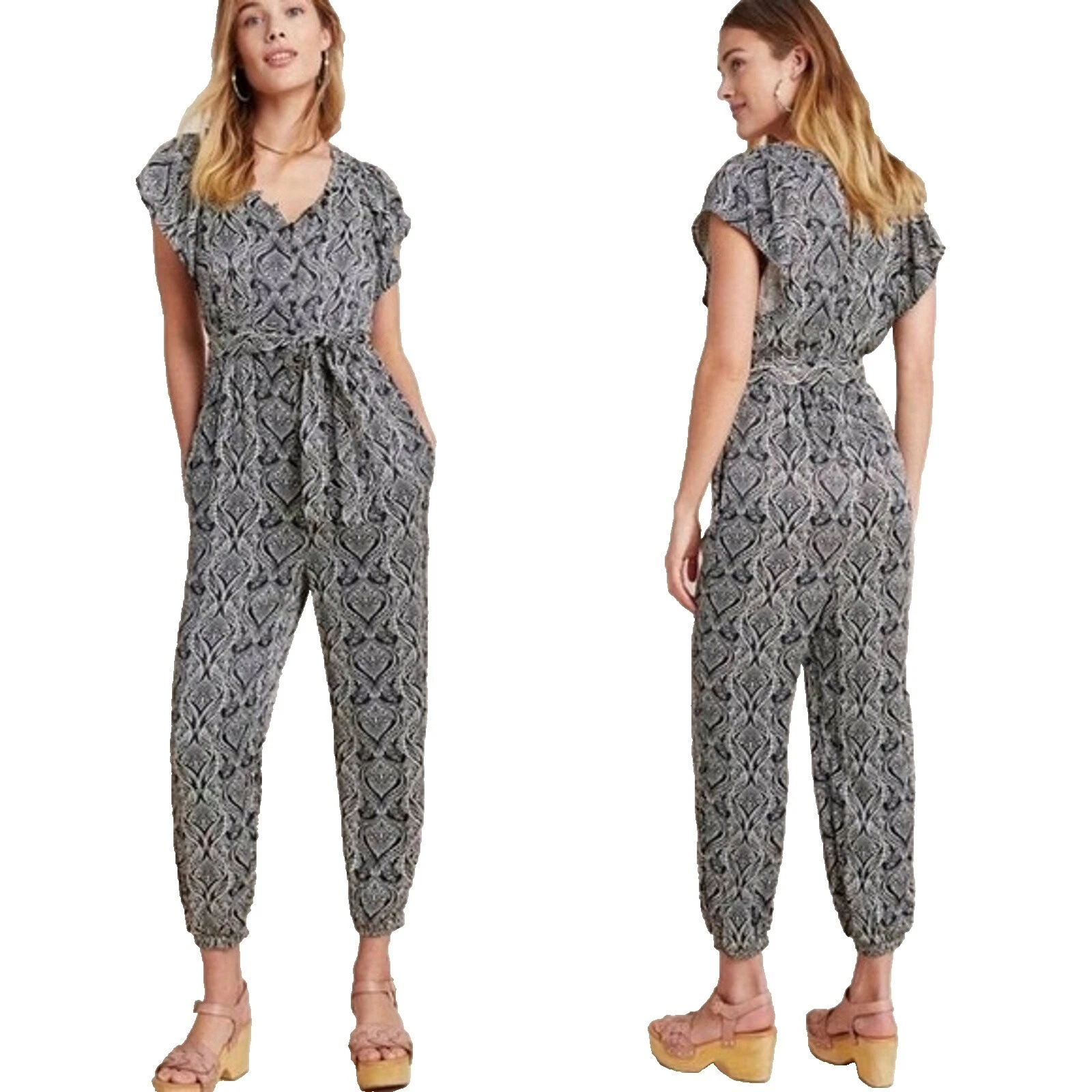 Anthropologie Viscose Casual macacões e Jardineiras femininas