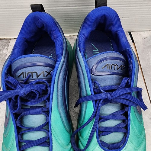 Nike Air Max 720 Men's Sea Forest Green Blue Sneakers Size 10.5 - Picture 5 of 14