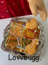 Cookies Christmas Cookie Tray Doll Food for 18" American Girl FREESHIP ADD-ONS!