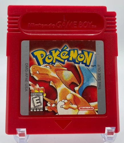 Pokemon Red Nintendo GameBoy Authentic Cartridge Only Tested New Battery VG