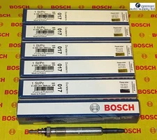 Mercedes-Benz 6 Piece Glow Plug Set - BOSCH - 0250201054, 80013 - NEW OEM MB