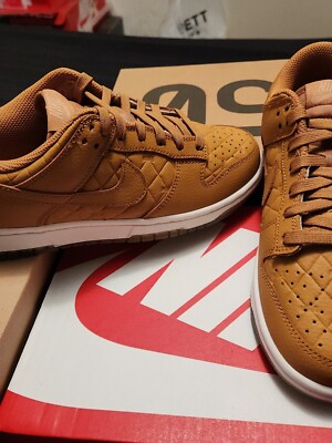 Nike Dunk Low  Quilted Wheat Women's Size 8