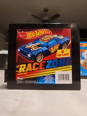 Hot Wheels Collectible 6 Car Case Storage Box  Authentic Mattel, NEW, 3 Designs