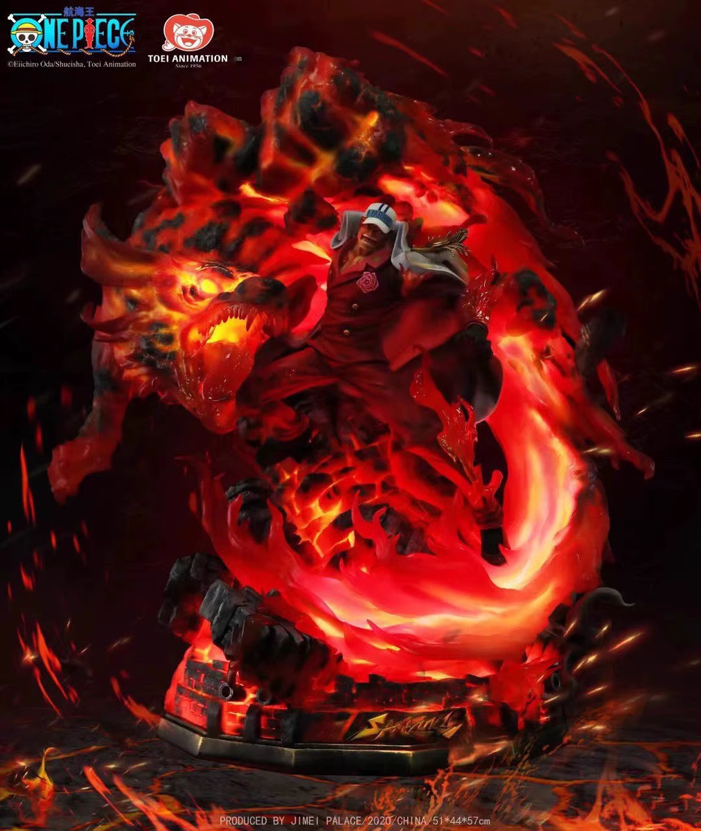 Jimei Palace One Piece Admiral Akainu Red Dog Sakazuki Resin