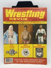 RIC FLAIR/BOB BACKLUND/NICK BOCKWINKEL Wrestling Revue Magazine September 1982