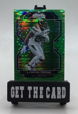 2021 Panini Prizm La’Mical Perine Neon Green Pulsar Prizm #88 New York Jets