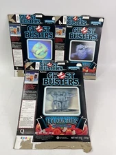 1985 Ralston Ghostbusters Cereal Box Hologram Series Scarce All 3 Boxes Folded