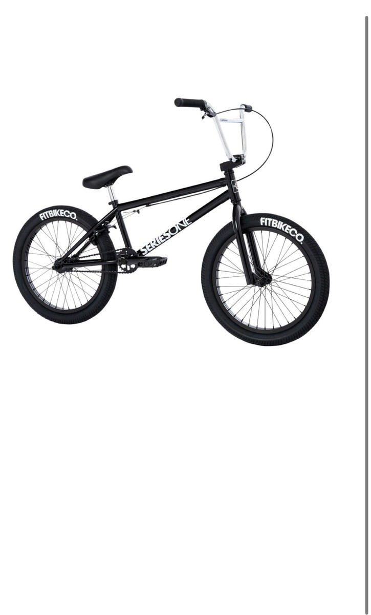 FIT BIKE CO SERIES ONE (MD) COMPLETE BMX BIKE - BLACK - S&M