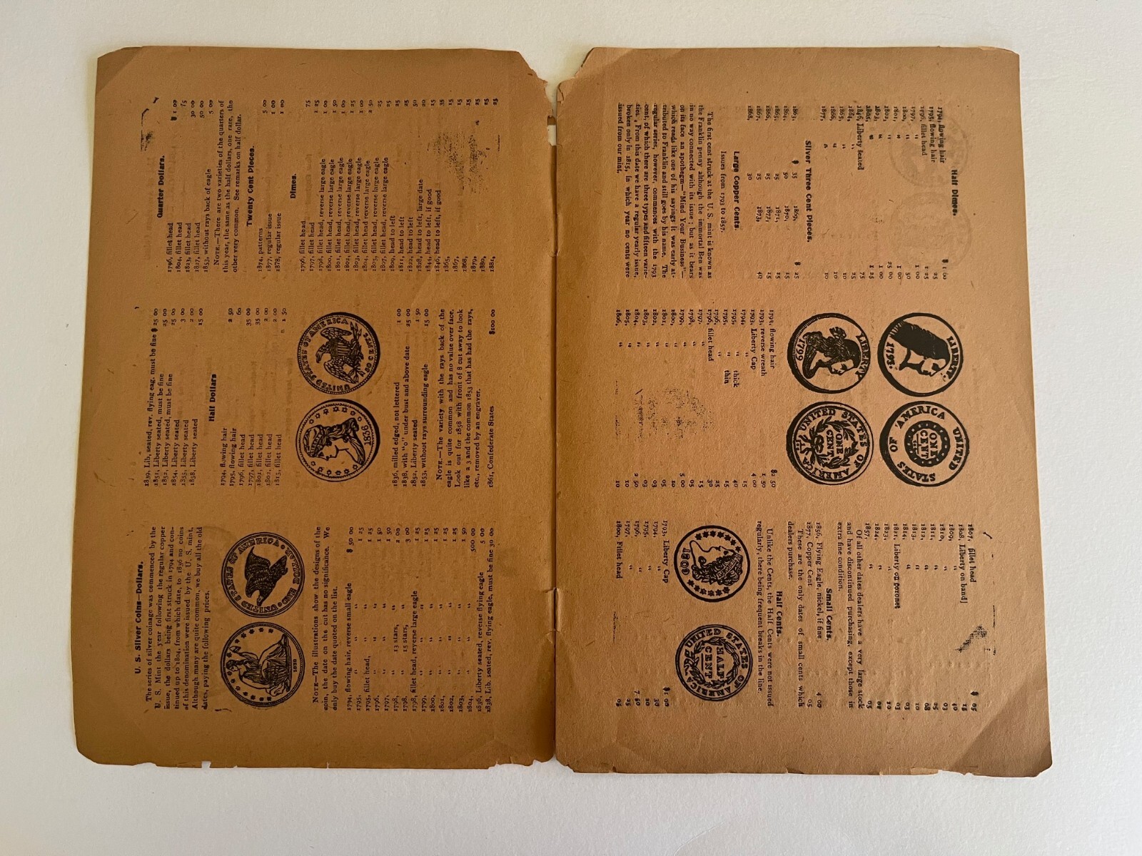 c. 1884 ~ The Imperial COIN and STAMP Value Book, ad for MAGIC MADE EASY antique