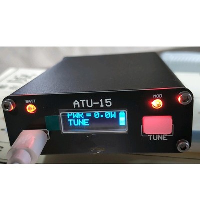 ATU-15 Shortwave Tuner HF Antenna Tuner Built-in Battery to DIY Amateur Radio